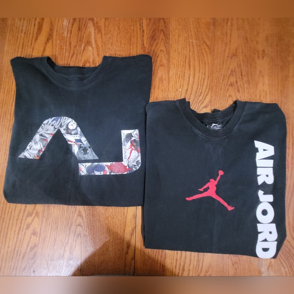 Men's Retro 1990s / 2000s Air Jordan Graphic T-Shirts Sz XXL Lot of 2